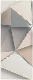 3D Door Stickers Murals - Peel and Stick - 3D Effect - Waterproof - White - Modern - Geometric - Wall & Door - Adult - 35.4 x 78.7 inch by GreenHaven Gardens