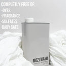 Laundry Detergent Liquid, Unscented, 50+ Loads, Concentrated, Non toxic, Plant Based Enzyme Cleaner, Phosphate & Paraben Free, Long Lasting Luxury Clean, Scent Free, 32 oz Recyclable Bottle