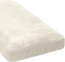 H.VERSAILTEX Velvet Stretch Individual Chaise Cover Sectional Couch Covers for L Shaped Sofa Both Left/Right Furniture Protector Seat Cushion Sofa Cover (1 Piece Chaise Cover, Porcelain) by CozyNest Decor