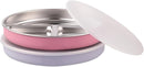Stainless Steel Divided Plates + Silicone Sleeve and Storage Lid | Baby, Toddler, Kids | Dinner & Snack Plates | 2 Pack by TinyTreasures Baby Boutique