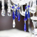 HDCRYSTALGIFTS 30pcs 55mm Multi-Color Crystal Icicle Pendant Chandelier Prisms Drops Lamp Candle Holders Curtain DIY Parts by GreenHaven Gardens