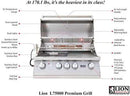 Lion Premium Grills 32-Inch Liquid Propane Grill L75000 with Single Side Burner, Eco Friendly Refrigerator, Door and Drawer Combo with 5 in 1 BBQ Tool Set Best of Backyard Gourmet Package Deal by GreenHaven Gardens