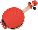 PlanToys Wooden Banjo Musical Toy Stringed Instrument (6411) | Sustainably Made from Rubberwood and Non-Toxic Paints and Dyes by TinyTreasures Baby Boutique