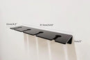 WANLIAN Wine Glass Holder (Pack of 2), Wall Mounted Acrylic Holder for Reception Party and Kitchen Tableware Storage (Black) by CozyNest Decor