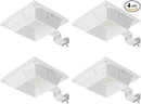 4 Pack White Solar Powered Gutter Lights Outdoor Decorative Waterproof 12 LEDs Yard Lamp for Lighting Fence, Railing, Outside Wall, Deck, Garden, Path, Backyard, Walkway, Patio, Holeless Installation by GreenHaven Gardens