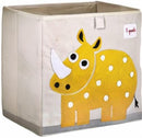 3 Sprouts Toy Storage Organizer: Toy Box Cube Organizer for Playroom, Nursery - Foldable Storage Bin - Rhino by TinyTreasures Baby Boutique