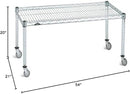 Omega Products Corporation 21" Deep x 54" Wide x 20" High Chrome Mobile Dunnage Rack by CozyNest Decor