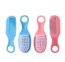 Baby Comb and Brush Set – Soft Bristles for Newborns, Toddlers & Infants | Gentle Scalp Care | BPA-Free, Hypoallergenic | Baby Hairbrush for Cradle Cap & Sensitive Skin (Blue) by TinyTreasures Baby Boutique