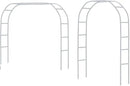 Tytroy Reconfigurable & Easy-to-Assemble Metal Outdoor & Indoor 7'6" Garden or Wedding Arch Arbor for Wedding Bridal Party Elegant Decorations & Garden Climbing Plants Vines (White 1PC) by GreenHaven Gardens