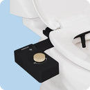 TUSHY Classic 3.0 Bidet | Slim Universal Toilet Seat Attachment. Simple Install <10 Minutes. Non-Electric Self Cleaning Water Sprayer with Adjustable Pressure Nozzle and Angle Control. (Black/Gold) by CozyNest Decor