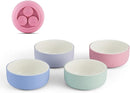 Elk and Friends Kids Porcelain Bowls with Silicone Suction Sleeve | Kids/Toddler/Baby Feeding | Microwave & Dishwasher Safe | Non slip | Cereal/Soup/Snack Dishes & Dinnerware by TinyTreasures Baby Boutique