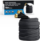 2025 Upgraded 75FT Non-Expanding Garden Hose, Lightweight, Flexible Ultra-Light Water Hose, Burst-Resistant, Lead-Free, Anti-Kink, High-Pressure by GreenHaven Gardens