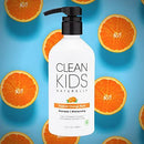 Clean Kids Naturally Tropical Shampoo- EWG Verified, All-Natural, Coconut-free, Gluten-free, Vegan, and Cruelty-free, Paraben-Free (16 Fl Oz, Orange Burst) by TinyTreasures Baby Boutique