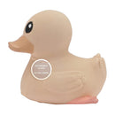 HEVEA Kawan Mini Rubber Duck - 100% Natural Rubber Baby Bath Toy - Eco Friendly, Perfect for Playing, Teething, and Bathing - Mold Free Bath Toys - Sand by TinyTreasures Baby Boutique