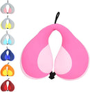 MOOB Kids Travel Pillow for Car Seat Kids Travel Neck Pillow U-Shape Car Seat Head Support Children Stroller Pillow Toddler Neck Pillow for Carseat Pink 3-12 Y/O by TinyTreasures Baby Boutique