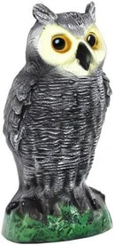 Galashield Owl Decoy | Plastic Owls to Scare Birds Away | Owl Statue for Garden & Outdoors - Pack of 3 by GreenHaven Gardens