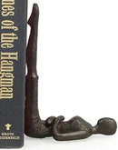 Danya B. ZI11217 Contemporary 2 Piece Ladies Stretching Cast Iron Metal Art Bookend Set by CozyNest Decor