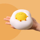 Fried Egg Night Light for Toddler, Kids, Baby, Nursery Warm Ambient Lamp for Snoothing, Sleeping Companion, Auto Off 30Min Timer, Rechargeable Battry Cordless, Soft Silicone Skin by TinyTreasures Baby Boutique