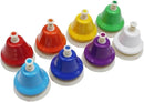 Eastrock Desk Bells, Hand Bells Set 8 Note Diatonic Musical Bells for Toddlers Children Kids Adults, Used for Festival, Musical Teaching, Church Chorus, Wedding, Family Party by TinyTreasures Baby Boutique