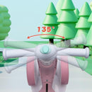 6V Electric Baby Balance Bike with Bubble Machine,4 in 1 Toddler Balance Bike w/Remote Control for 1 Year Old Boys Girls Kids Bubble Bike Ride on Toys w/Powered Motor,Music,LED Lights (Pink) by TinyTreasures Baby Boutique