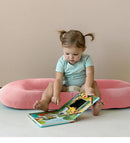 Baby Lounger for Newborn 0-18 Months, Bionic Design Infant Floor Seats & Loungers for Home and Travel, Soft Organic Cotton Baby Lounger, Newborn Babies Shower Gifts by TinyTreasures Baby Boutique