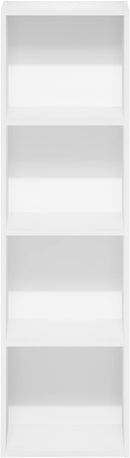 Furinno Luder Bookcase / Book / Storage, 4-Tier Cube,White by TinyTreasures Baby Boutique