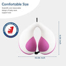 MOOB Travel Pillow for Kids, Traveling Gifts for Toddler & Children U-Shape Car Seat Head Travel Neck Pillow, Neck Pillow for Car Headrest Purple by TinyTreasures Baby Boutique