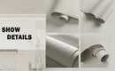 Dimoon 394''x23.6'' Cream Skin Peel and Stick Wallpaper Contact Paper Modern Self Adhesive Wall Paper Removable Renter Friendly Textured Solid Color Cabinet Vinyl Roll (394''x23.6'',Cream Skin) by GreenHaven Gardens