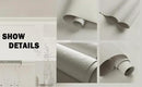 Dimoon 236''x23.6'' Cream Skin Peel and Stick Wallpaper Contact Paper Modern Self Adhesive Wall Paper Removable Renter Friendly Textured Solid Color Cabinet Vinyl Roll (236''x23.6'',Cream Skin) by GreenHaven Gardens