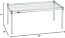 Omega Products Corporation 18" Deep x 36" Wide x 14" High Chrome Stationary Dunnage Rack by CozyNest Decor