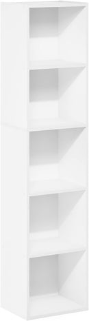 Furinno Luder Bookcase / Book / Storage, 5-Tier Cube, White by TinyTreasures Baby Boutique