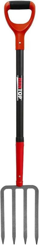 4-Tine Pitch Fork Garden Digging Fork Spading Fork Heavy Duty Pitchfork for Gardening Potato Fork, 43 inches by GreenHaven Gardens