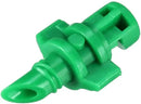uxcell Micro Sprayer Fan Jet, 180 Degree Refraction Atomized Dripper Hydroponic Garden Irrigation, 50 Pcs (Green) by GreenHaven Gardens