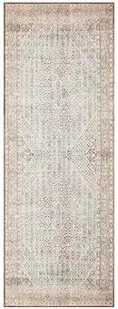 Keen Home Design 2x10 Rug - Machine Washable Runner Rug with Non-Slip Backing, Ideal for Hallway, Entryway, Kitchen, Laundry Room - Vintage, Easy Clean, Durable, Low Pile - (2'6" x 10') by CozyNest Decor