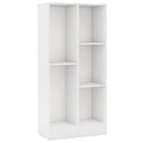 41 Inches 5-Cube Floor Bookcase with 2 Anti-Tipping Kits-Natural by DirectDeals