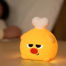 ATSUI Cute LED Night Light for Kids, Squishy Dog Design, 3 Level Dimmable, Food Grade Silicone Construction by TinyTreasures Baby Boutique