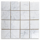 Bianco Carrara"C" Marble 1" x 6" Stacked Honed Tile