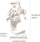 Couples Kiss Sculpture,Abstract Art Couple Sculpture Home Furnishing Resin Statue Decoration Romantic Statue Used for Home Decoration, Wedding, Gift. by CozyNest Decor