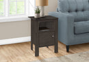 Accent Nightstand Side Table, Storage, Transitional - Oak by HouseOfZazla