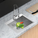 Stainless Steel Drop In Kitchen Sink, Topmount by HouseOfZazla