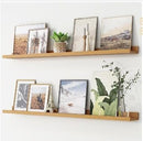 47.2 Inches Long Floating Shelves Wall Mounted, 2 Set Rustic Wall Shelf for Bedroom, Nursery Book Shelf with Lip, Picture Ledge Shelf for Wall Decor Living Room Bathroom Kitchen - Oak by TinyTreasures Baby Boutique