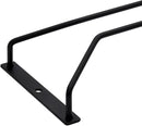 8.8-Inch Wine Glass Rack - Under Cabinet Stemware Wine Glass Holder Glasses Storage Hanger Metal Organizer for Bar Kitchen Black (1 Rows, 3 Pack) by CozyNest Decor
