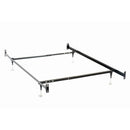 Renee - Twin / Full Bed Frame With Reinforced Center Beam And Bolt-On Construction - Black by HouseOfZazla