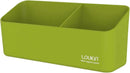 loukin Magnetic and Adhesive Marker Holder, Dry Erase Accessory Tray, Magnetic Storage Organizer for Whiteboard, Glass or Refrigerators (Green) by CozyNest Decor