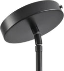 Black Pendant Lights Kitchen Island - Seeded Glass Pendant Light Fixture Multiple Stems Rods 3 Units 12 Inch 3 Units 4 Inch (1 Pack Black Seeded Downrod) by CozyNest Decor
