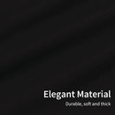 Easy-Going Blackout Curtains for Bedroom, Solid Thermal Insulated Grommet and Noise Reduction Window Drapes, Room Darkening Curtains for Living Room, 2 Panels(46x63 in, Black) by CozyNest Decor