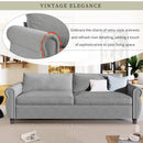 80.7" 2-in-1 Sofa Bed Sleeper with Large Memory Mattress(63"x70.9x3.3 inch), for Living Room Spaces Bedroom