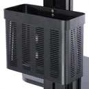 Yescom Mobile Computer Cart Metal Storage Basket by yescomusa