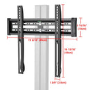 Yescom Mobile TV Stand Mount Bracket for Monitors up to 65" by yescomusa