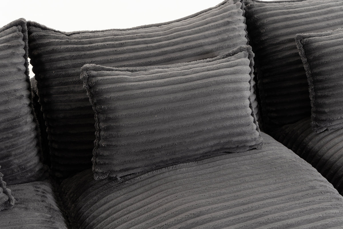 129.8" Width Cloud Couch Oversized Modular Sectional Sofa, photo 9 of 10